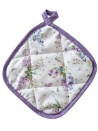 Kuchynský hrniec bavlna fialové motýle 20 * 20 cm