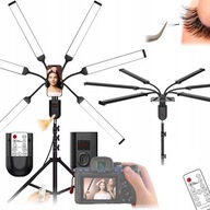 COSME LED kozmetická lampa na líčenie mihalníc LED diaľkové ovládanie s flexibilnými ramenami BL COSME LED kozmetická lampa na líčenie mihalníc LED diaľkové ovládanie s flexibilnými ramenami BL