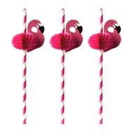 Papierové slamky Flamingo 6 mm/20 cm, 50 ks Papierové slamky Flamingo 6 mm/20 cm, 50 ks