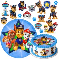 SÚPRAVA TORTOVÝCH KOLÁČOV PAW PATROL + POSTAVY + TEXT SÚPRAVA TORTOVÝCH KOLÁČOV PAW PATROL + POSTAVY + TEXT