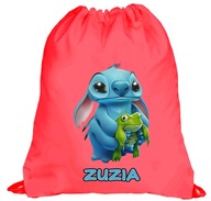 ČERVENÝ BATOH PE TAŠKA - STICH STITCH + MENO!