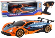 Veľké športové auto na diaľkové ovládanie 1:10 oranžové Veľké športové auto na diaľkové ovládanie 1:10 oranžové