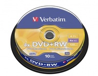 VERBATIM DVD+RW 4,7GB X4 10PCS
