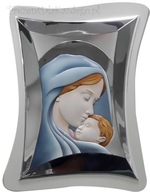 Strieborný obraz Madona s dieťaťom, Mária