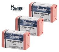 La Corvette provensálske mydlo ROSE 3x100g La Corvette provensálske mydlo ROSE 3x100g