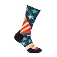 5.11 Sock & Awe PAT Fold Red White Blue M ponožky