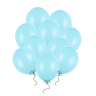 BALÓNY SVETLOMODRÉ pastelové silné 27 cm 12 palcov 100 ks na girlandy BALÓNY SVETLOMODRÉ pastelové silné 27 cm 12 palcov 100 ks na girlandy