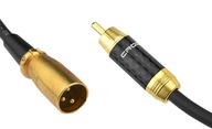 Kábel XLR samec - RCA cinch Klotz 1,5 m Kábel XLR samec - RCA cinch Klotz 1,5 m