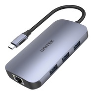 Unitek Hub N9+ USB-C HDMI, PD 100W, čítačka kariet Unitek Hub N9+ USB-C HDMI, PD 100W, čítačka kariet