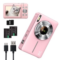 DIGITÁLNA KAMERA DETSKÝ HD KAMERA S RUŽOVÝM VODÍTKOM + 32GB KARTA DIGITÁLNA KAMERA DETSKÝ HD KAMERA S RUŽOVÝM VODÍTKOM + 32GB KARTA