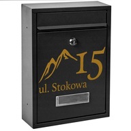 POŠTOVNÁ SCHRÁNKA NA LISTY ČIERNA + VZOR ZLATÁ NÁPISOVÁ SCHRÁNKA S POKYNOM POŠTOVNÁ SCHRÁNKA NA LISTY ČIERNA + VZOR ZLATÁ NÁPISOVÁ SCHRÁNKA S POKYNOM