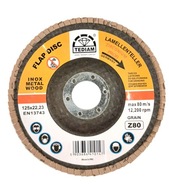 KOTOUČ ZIRKÓNOVÝ PLOCHOVÝ 125 mm hrubý 80 INOX KOTOUČ ZIRKÓNOVÝ PLOCHOVÝ 125 mm hrubý 80 INOX