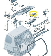 ZÁMOK VEKA KUFRU VW PASSAT B7 COMBI VARIANT ZÁMOK VEKA KUFRU VW PASSAT B7 COMBI VARIANT