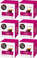 Kapsule Nescafe Dolce Gusto Espresso 16 ks x6 Kapsule Nescafe Dolce Gusto Espresso 16 ks x6