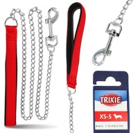 Pevné reťazové vodítko chrómované pre malého psa 1,1 m/2 mm Pevné reťazové vodítko chrómované pre malého psa 1,1 m/2 mm