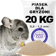 Piesok pre činčily, fretky, škrečky, opláchnutý 20 KG Piesok pre činčily, fretky, škrečky, opláchnutý 20 KG