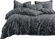 SÚPRAVA OBSTROJNEJ PLEŤENINY 160X200 + 2 OBLIECKY NA VANKÚŠKY MODERNÁ SÚPRAVA BAVLNY SÚPRAVA OBSTROJNEJ PLEŤENINY 160X200 + 2 OBLIECKY NA VANKÚŠKY MODERNÁ SÚPRAVA BAVLNY