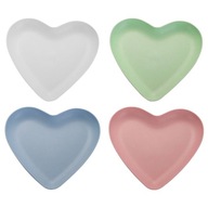 Podnos na desiatu na tanier s láskou Heart Shaped Dish 4 ks Podnos na desiatu na tanier s láskou Heart Shaped Dish 4 ks