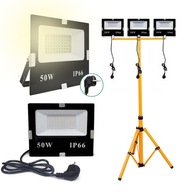 LED Halogénová konštrukcia stojan na statív 3x50W 3 káble LED Halogénová konštrukcia stojan na statív 3x50W 3 káble