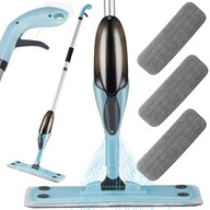 Plochý mop s rotačnou práčkou Solid Spray 3x prekrytia mikrovlákna Plochý mop s rotačnou práčkou Solid Spray 3x prekrytia mikrovlákna