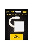 GEMBIRD USB typ C adaptér strieborný