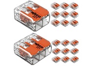 20xWAGO Quick Connector Set for Wire 2x 3x 20xWAGO Quick Connector Set for Wire 2x 3x