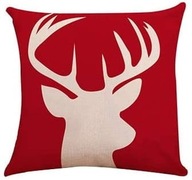 Vianočná obliečka na vankúš 45x45 sob Mikulášska dekorácia
