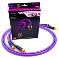 MELODIKA MD2R40 FIALOVÝ DAŽĎOVÝ PÁR AUDIO KÁBLOV 2RCA - 2 RCA CINCH OFC 4m MELODIKA MD2R40 FIALOVÝ DAŽĎOVÝ PÁR AUDIO KÁBLOV 2RCA - 2 RCA CINCH OFC 4m