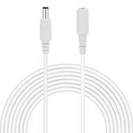 DC PREdlžovací kábel 1x1mm2 ZÁSTRČKA/ZÁSUVKA 2,1/5,5mm 3 m DC PREdlžovací kábel 1x1mm2 ZÁSTRČKA/ZÁSUVKA 2,1/5,5mm 3 m