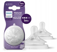 AVENT Prírodný cumlík pre fľašu Response (3) 1m+ AVENT Prírodný cumlík pre fľašu Response (3) 1m+
