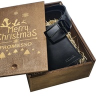 PROMESSO Pánska darčeková sada, opasok + peňaženka, PRÍRODNÁ KOŽA Vianoce! PROMESSO Pánska darčeková sada, opasok + peňaženka, PRÍRODNÁ KOŽA Vianoce!