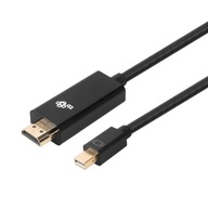 HDMI kábel - mini DisplayPort 1,8 m 4k 30Hz čierny