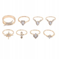 17ks prsteňov Sparkle Rhinestones 17ks prsteňov Sparkle Rhinestones