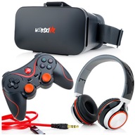 VR 3D OKULIARE SO SLÚCHADLAMI + DIAĽKOVÝ OVLÁDAČ VR 3D OKULIARE SO SLÚCHADLAMI + DIAĽKOVÝ OVLÁDAČ