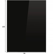 TEPOVANÉ sklo, podstavec pre KRBOVÉ KACHLE, 100x50cm
