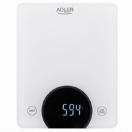 KUCHYNSKÁ VÁHA - DO 10KG - LED ADLER AD 3173W KUCHYNSKÁ VÁHA - DO 10KG - LED ADLER AD 3173W