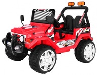 Terénny batériový drifter Raptor pre deti červený + diaľkové ovládanie + zadarmo S