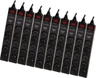 Hama predlžovací kábel 1,4m 5 zásuviek čierny x10 Hama predlžovací kábel 1,4m 5 zásuviek čierny x10
