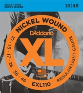 Struny pre elektrickú gitaru D'Addario EXL110 10-46 Struny pre elektrickú gitaru D'Addario EXL110 10-46