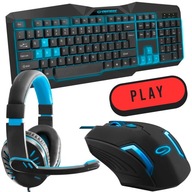DARČEKOVÝ SET KLÁVESNICA + MYŠ + SVIETENÉ SLÚCHADLÁ PRE HRÁČOV DARČEKOVÝ SET KLÁVESNICA + MYŠ + SVIETENÉ SLÚCHADLÁ PRE HRÁČOV