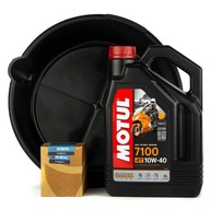 Olej MOTUL 7100 10W40 4L filtračná misa vaňa Yato