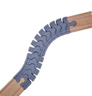 Flexibilný konektor 22 cm pre drevené vláčikodráhy z Ikea Lidl a iné Flexibilný konektor 22 cm pre drevené vláčikodráhy z Ikea Lidl a iné