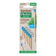 PIKSTERS BAMBOO Kefy uhlové 6ks. veľkosť 5 PIKSTERS BAMBOO Kefy uhlové 6ks. veľkosť 5