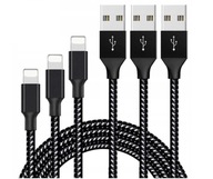 3 X USB/LIGHTNING KÁBEL PRE IPHONE 3 veľkosti