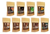 Úvodná sada ochutenej kávy 9x100g Arabica 100% Úvodná sada ochutenej kávy 9x100g Arabica 100%