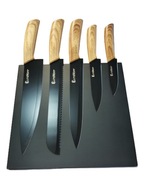 Sada nožov s magnetickým prúžkom Elitehoff Ceramic Knife 5 ks. Sada nožov s magnetickým prúžkom Elitehoff Ceramic Knife 5 ks.