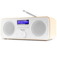 Digitálny stereo FM DAB+ rádiobudík biely Audizio