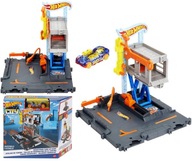 Hot Wheels Rally Track Set Workshop s autom pre rozšírenie HRD25 Hot Wheels Rally Track Set Workshop s autom pre rozšírenie HRD25