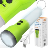 VÝKONNÁ BATERKA LED LAMPA 2v1 USB RÚČKA NA BATÉRIU VÝKONNÁ BATERKA LED LAMPA 2v1 USB RÚČKA NA BATÉRIU