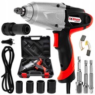 ELEKTRICKÝ NÁRAZOVÝ UKLÁVAČ Rázové nástrčky na kolesá 1/2 800Nm 2000W + adaptér